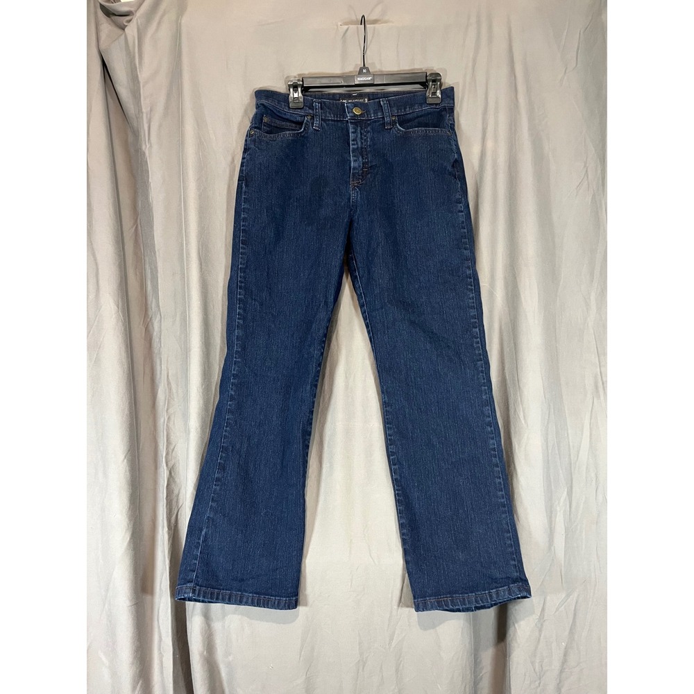 Lee Relaxed Fit Jeans Womens‎ 8 Petite Dark Wash Straight Leg Denim 305184E - Picture 3 of 7